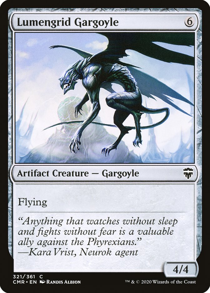 Lumengrid Gargoyle [Commander Legends] | Play N Trade Winnipeg