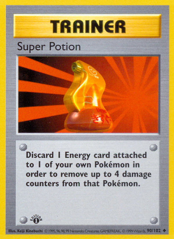 Super Potion (90/102) (Shadowless) [Base Set 1st Edition] | Play N Trade Winnipeg