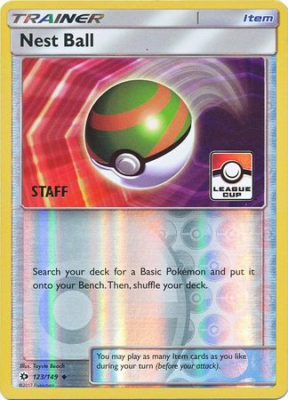 Nest Ball (123/149) (League Promo Staff) [Sun & Moon: Base Set] | Play N Trade Winnipeg