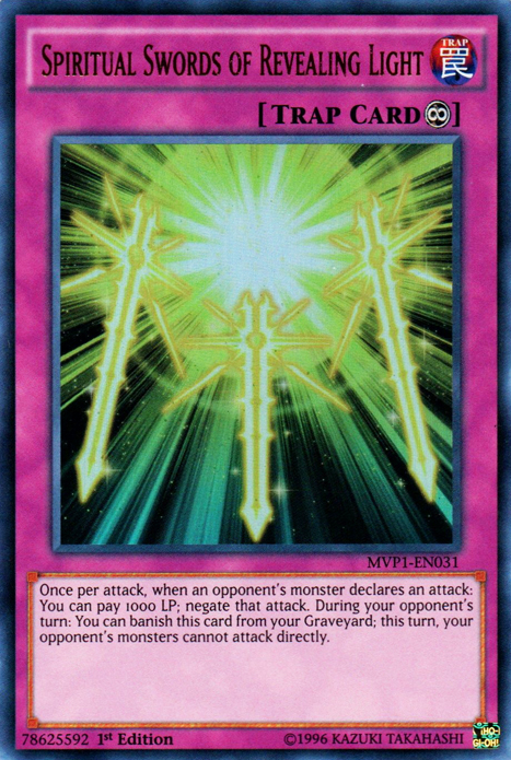 Spiritual Swords of Revealing Light [MVP1-EN031] Ultra Rare | Play N Trade Winnipeg