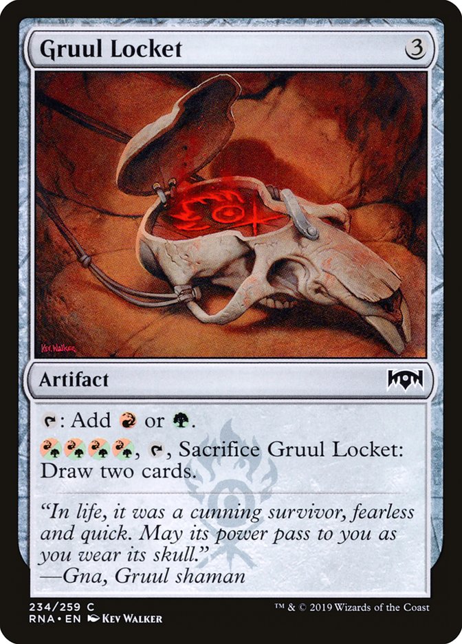 Gruul Locket [Ravnica Allegiance] | Play N Trade Winnipeg