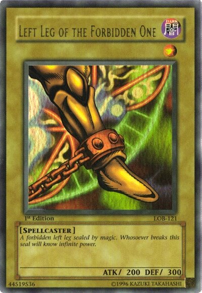 Left Leg of the Forbidden One [LOB-121] Ultra Rare | Play N Trade Winnipeg