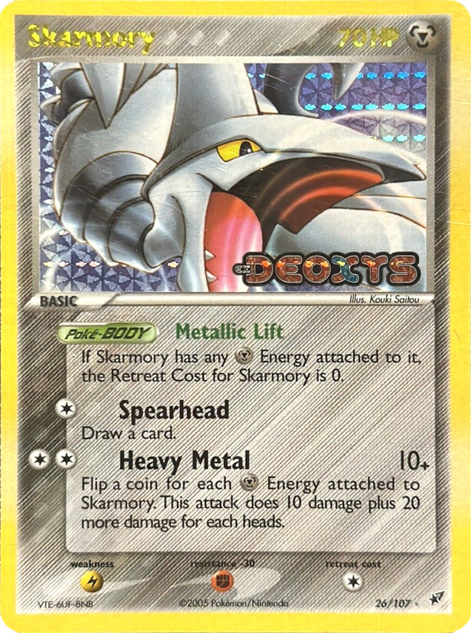 Skarmory (26/107) (Stamped) [EX: Deoxys] | Play N Trade Winnipeg