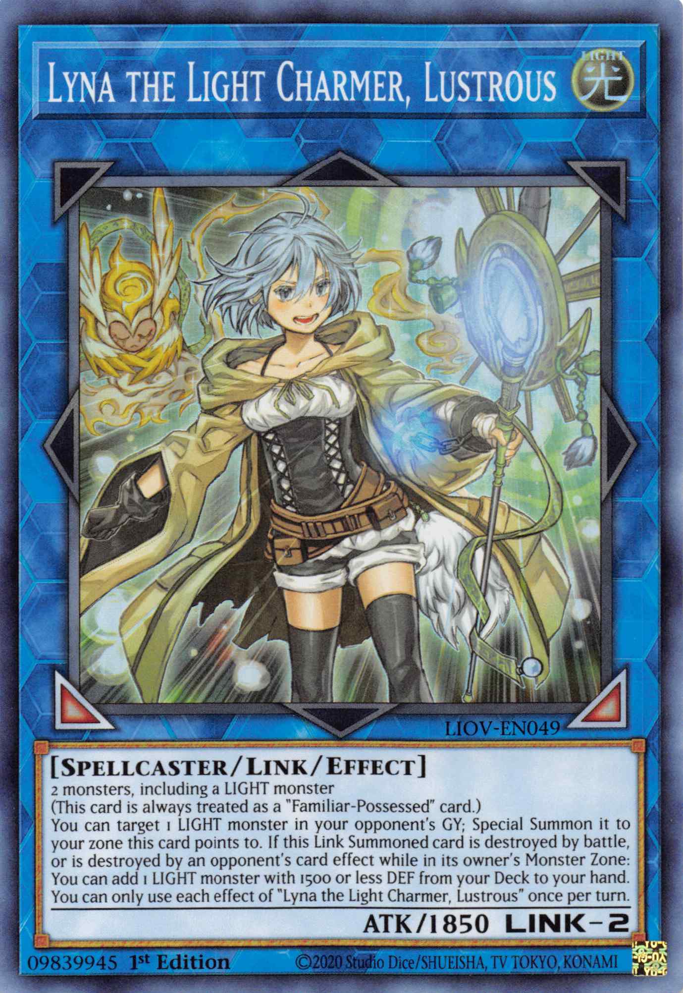 Lyna the Light Charmer, Lustrous [LIOV-EN049] Super Rare | Play N Trade Winnipeg