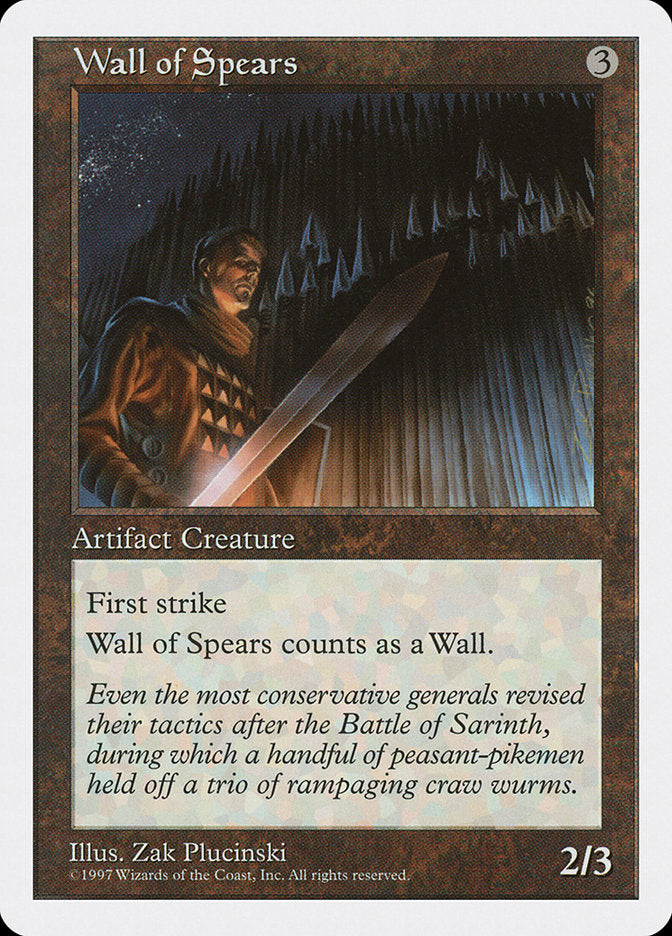 Wall of Spears [Fifth Edition] | Play N Trade Winnipeg