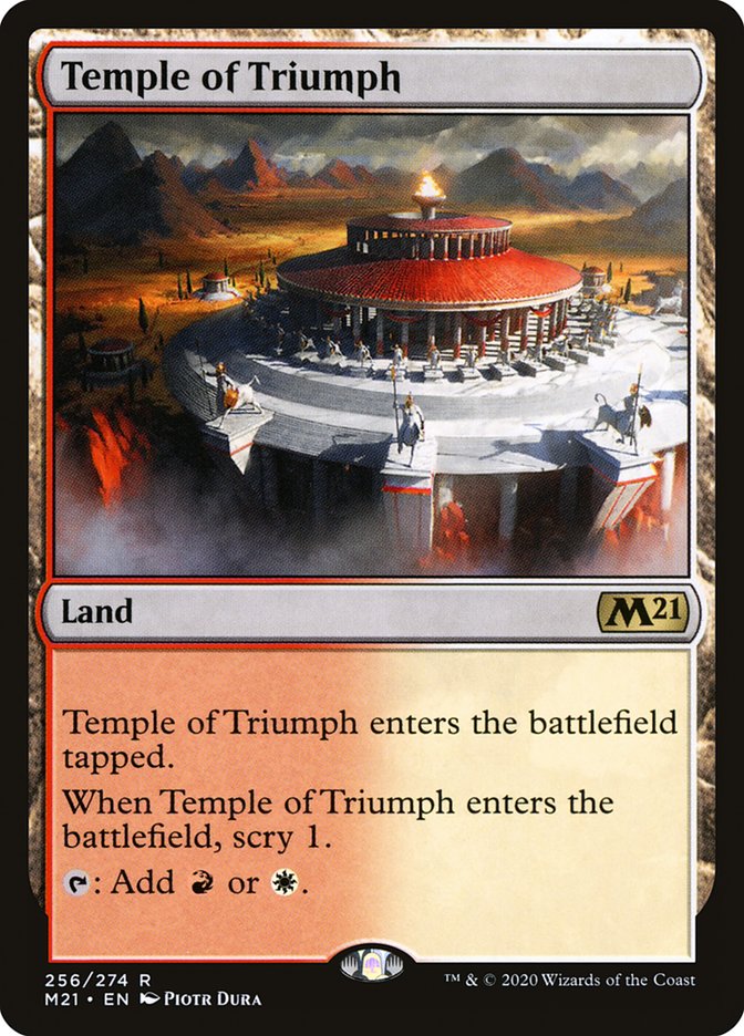 Temple of Triumph [Core Set 2021] | Play N Trade Winnipeg