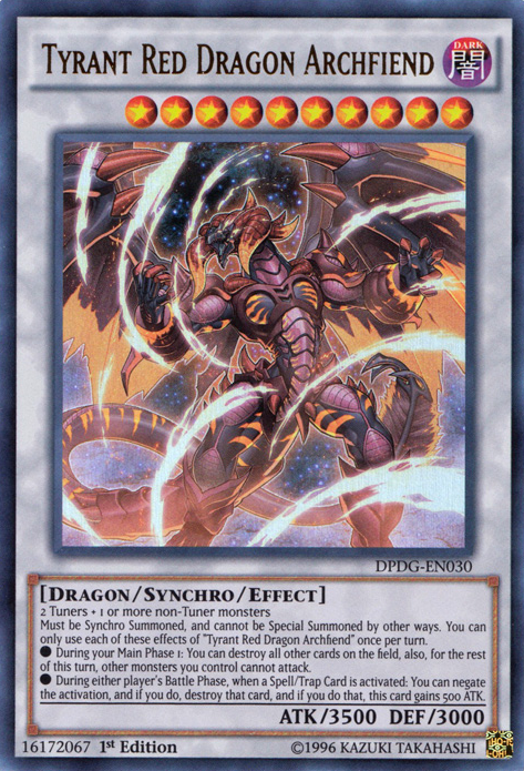 Tyrant Red Dragon Archfiend [DPDG-EN030] Ultra Rare | Play N Trade Winnipeg