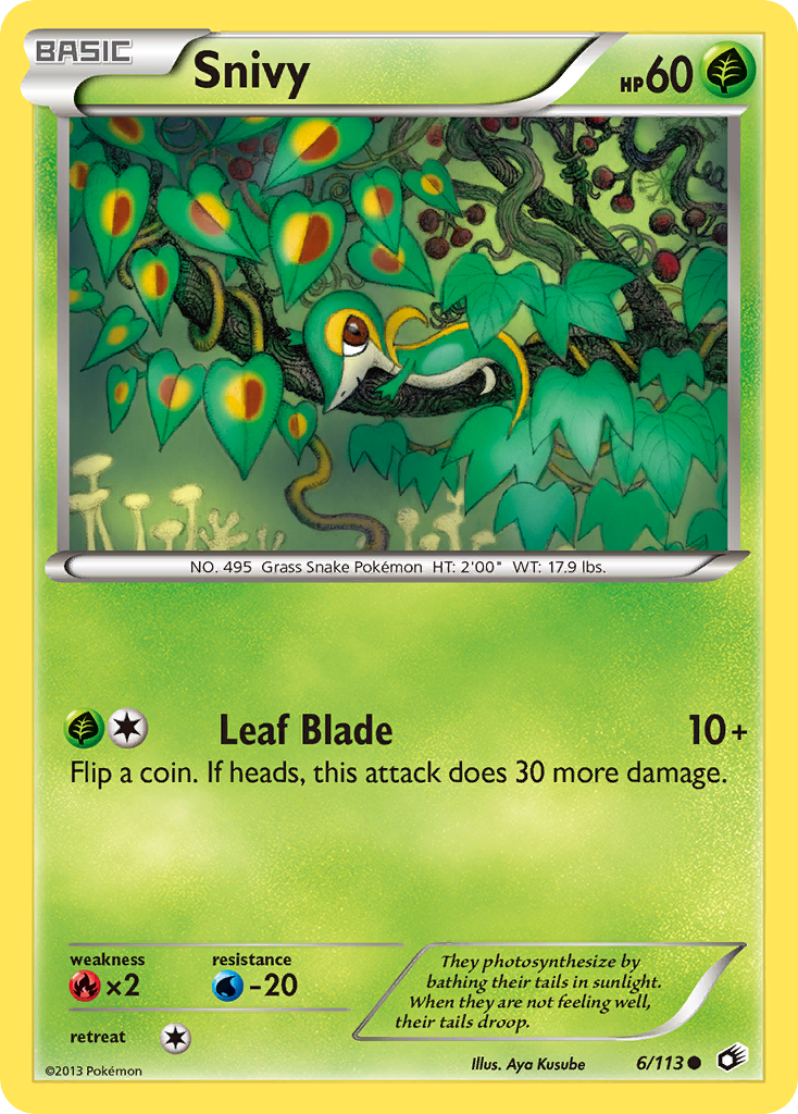 Snivy (6/113) [Black & White: Legendary Treasures] | Play N Trade Winnipeg