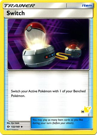 Switch (132/149) (Pikachu Stamp #36) [Battle Academy 2020] | Play N Trade Winnipeg