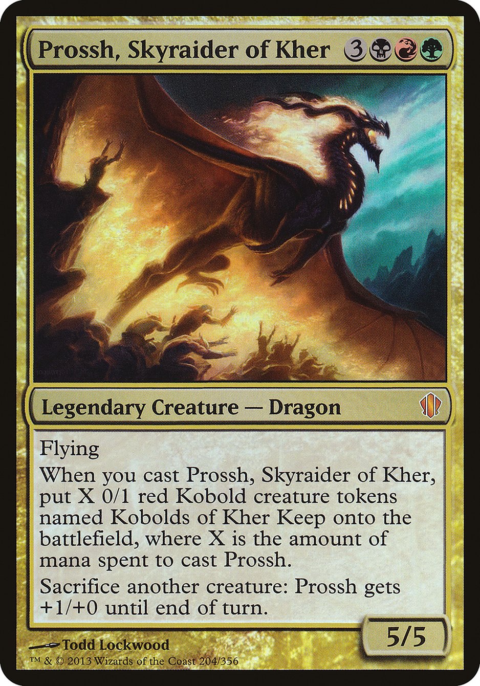 Prossh, Skyraider of Kher (Oversized) [Commander 2013 Oversized] | Play N Trade Winnipeg