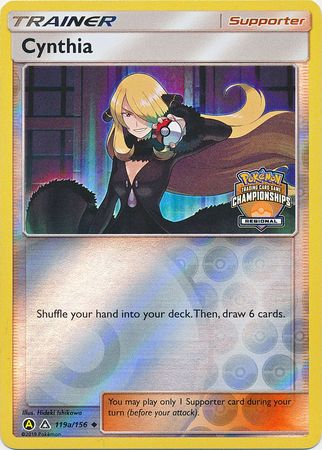 Cynthia (119a/156) (Regional Championship Promo) [Sun & Moon: Ultra Prism] | Play N Trade Winnipeg