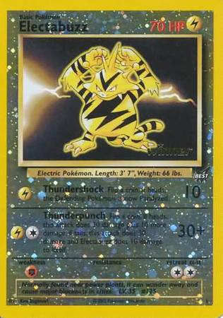 Electabuzz (1) (Winner) [Best of Promos] | Play N Trade Winnipeg