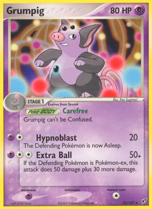 Grumpig (32/107) [EX: Deoxys] | Play N Trade Winnipeg