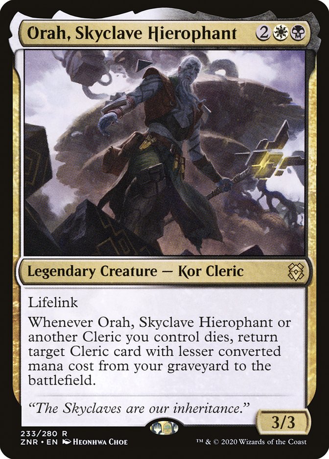 Orah, Skyclave Hierophant [Zendikar Rising] | Play N Trade Winnipeg