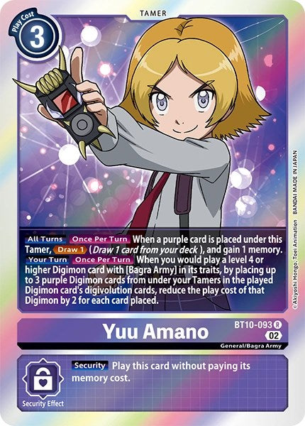 Yuu Amano [BT10-093] [Revision Pack Cards] | Play N Trade Winnipeg