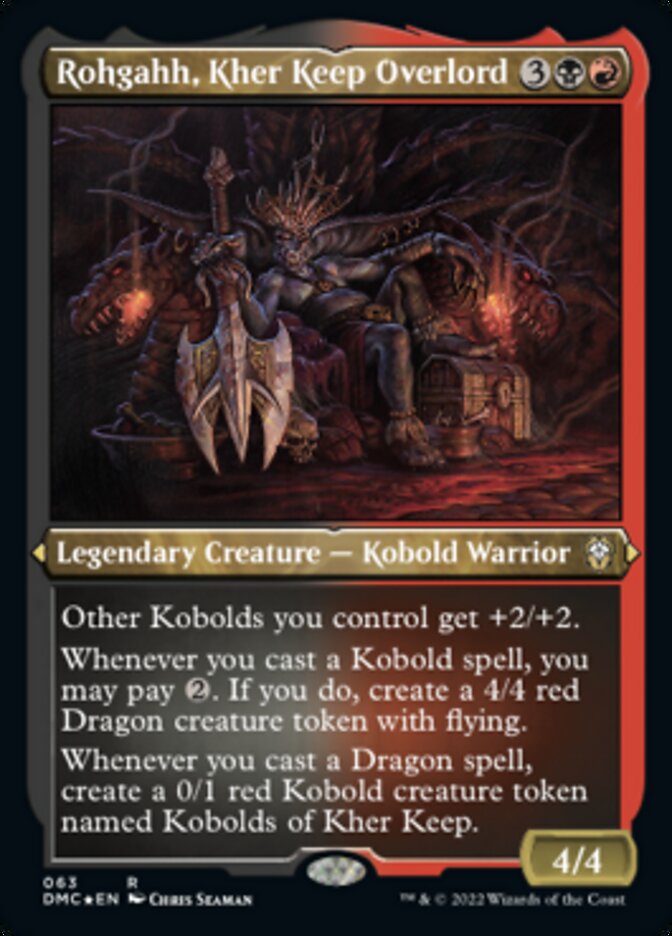 Rohgahh, Kher Keep Overlord (Foil Etched) [Dominaria United Commander] | Play N Trade Winnipeg