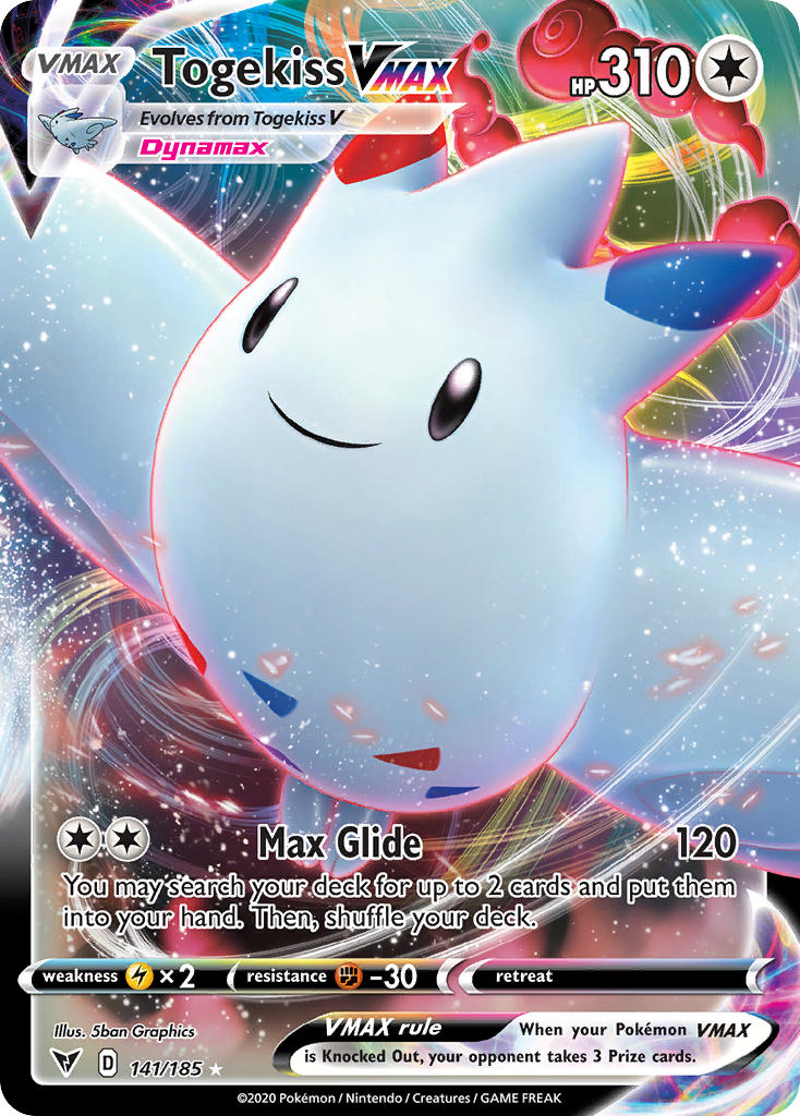 Togekiss VMAX (141/185) [Sword & Shield: Vivid Voltage] | Play N Trade Winnipeg