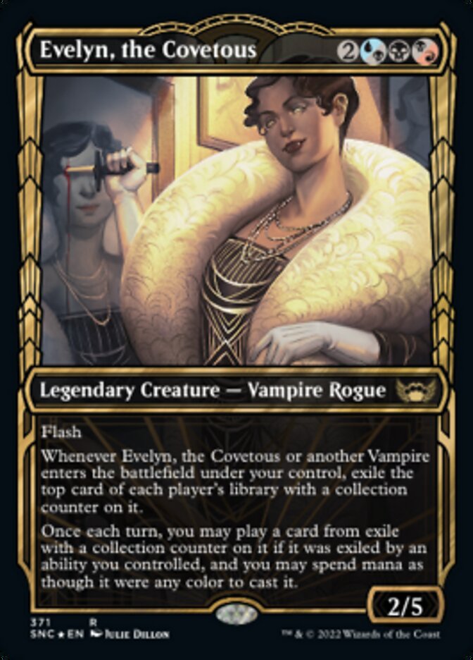 Evelyn, the Covetous (Showcase Golden Age Gilded Foil) [Streets of New Capenna] | Play N Trade Winnipeg