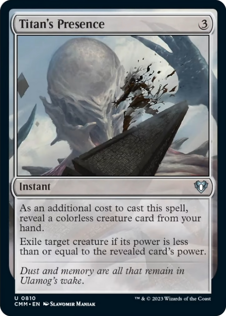 Titan's Presence [Commander Masters] | Play N Trade Winnipeg