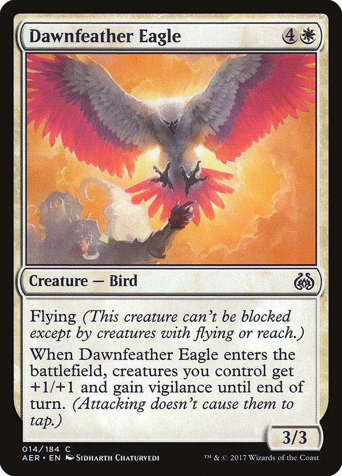 Dawnfeather Eagle (Intro Pack) [Aether Revolt Promos] | Play N Trade Winnipeg