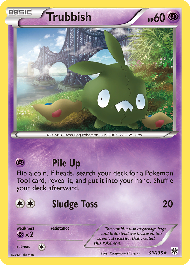 Trubbish (63/135) [Black & White: Plasma Storm] | Play N Trade Winnipeg