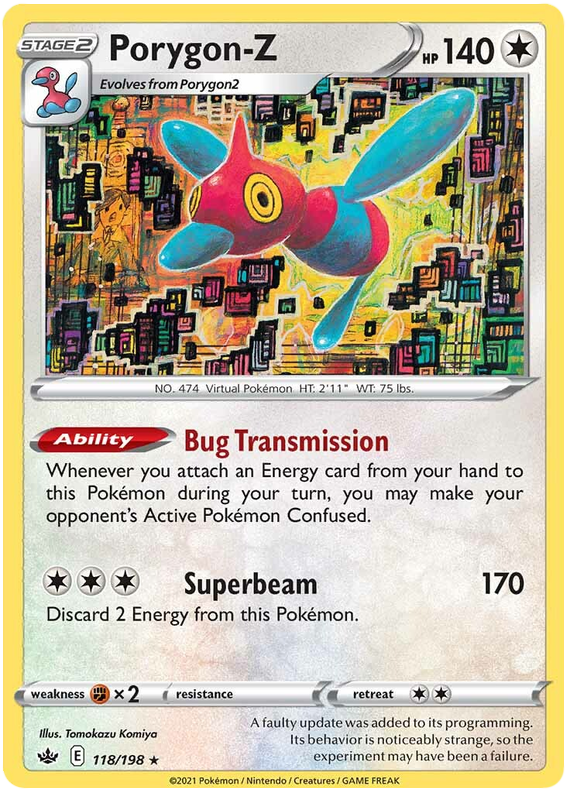 Porygon-Z (118/198) [Sword & Shield: Chilling Reign] | Play N Trade Winnipeg