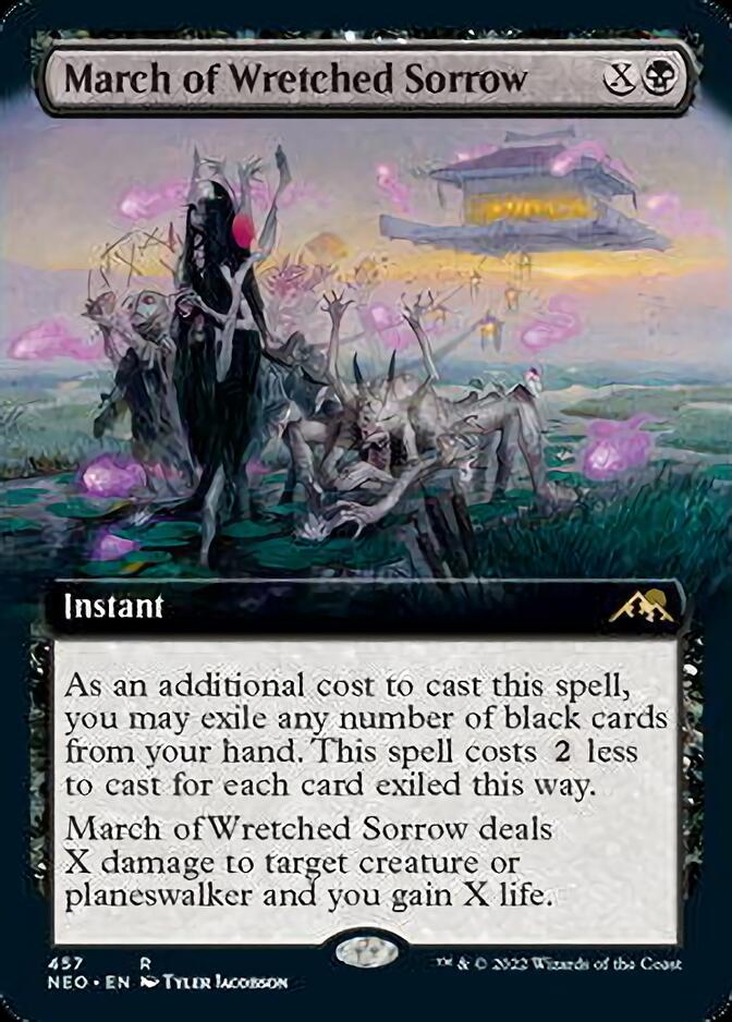 March of Wretched Sorrow (Extended) [Kamigawa: Neon Dynasty] | Play N Trade Winnipeg