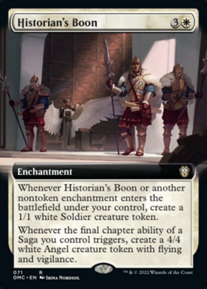 Historian's Boon (Extended Art) [Dominaria United Commander] | Play N Trade Winnipeg