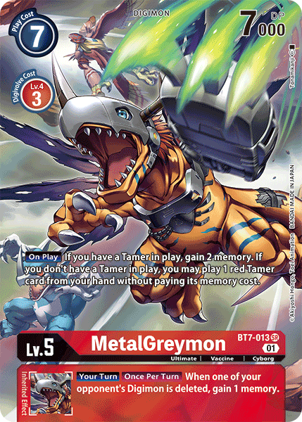 MetalGreymon [BT7-013] (Alternate Art) [Next Adventure] | Play N Trade Winnipeg