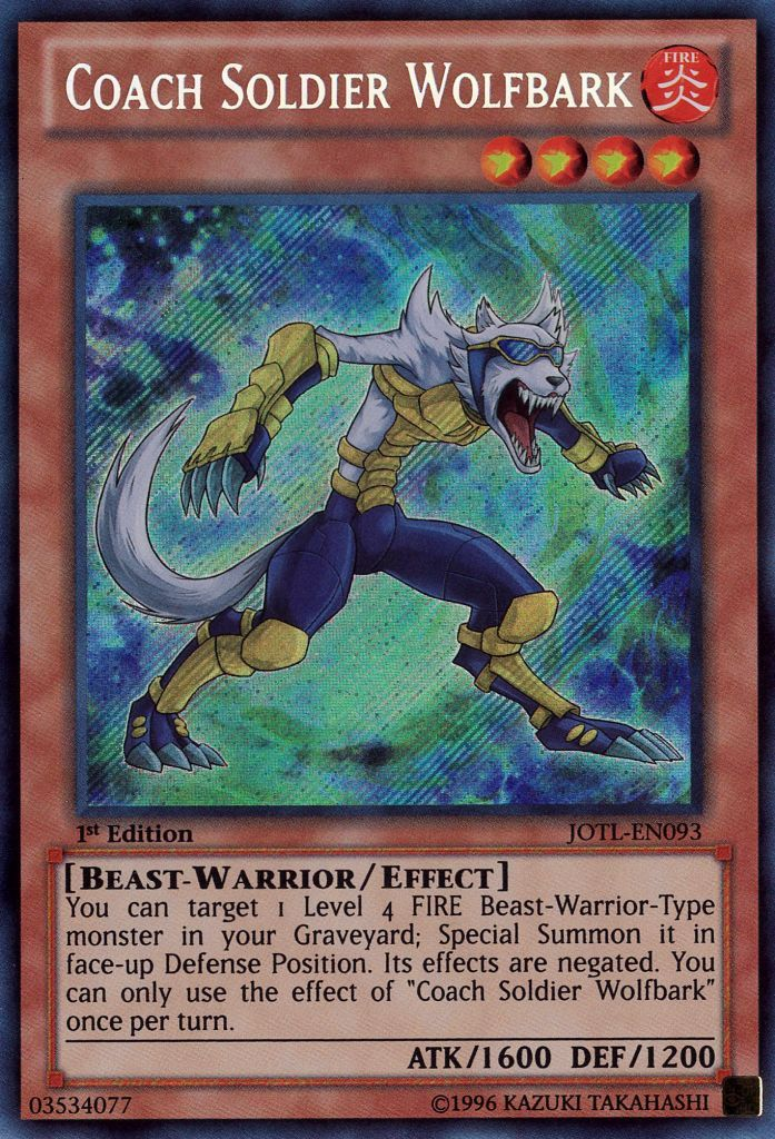Coach Soldier Wolfbark [JOTL-EN093] Secret Rare | Play N Trade Winnipeg