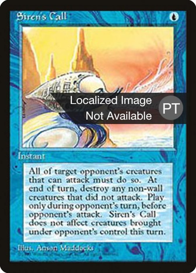 Siren's Call [Fourth Edition (Foreign Black Border)] | Play N Trade Winnipeg