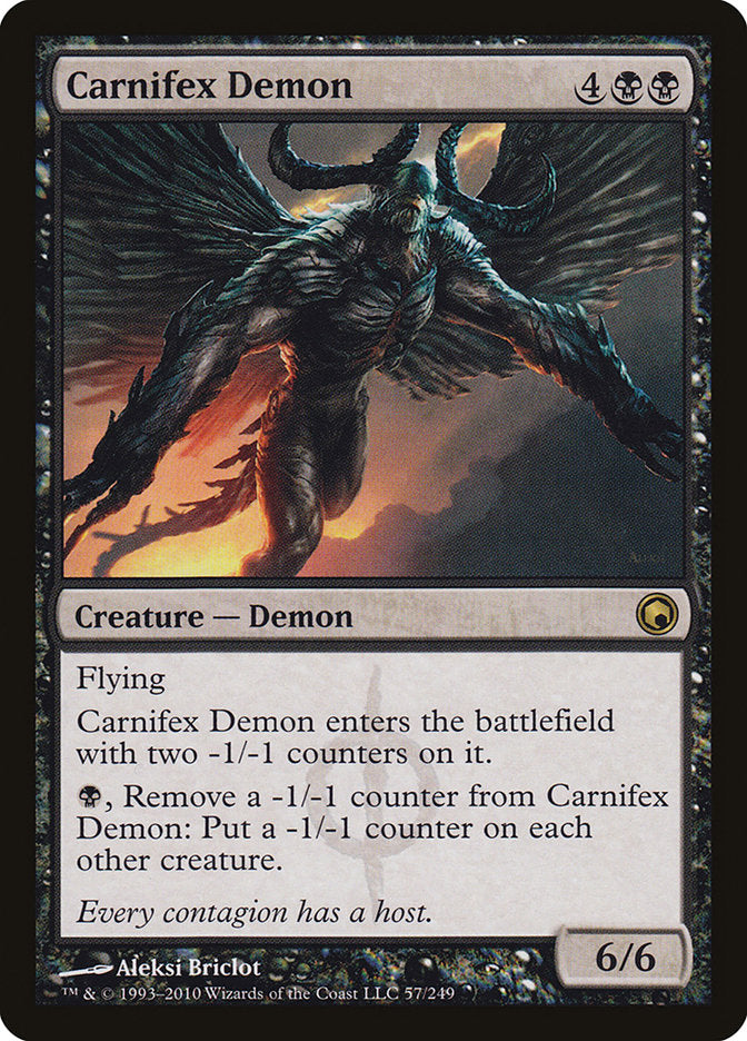 Carnifex Demon [Scars of Mirrodin] | Play N Trade Winnipeg