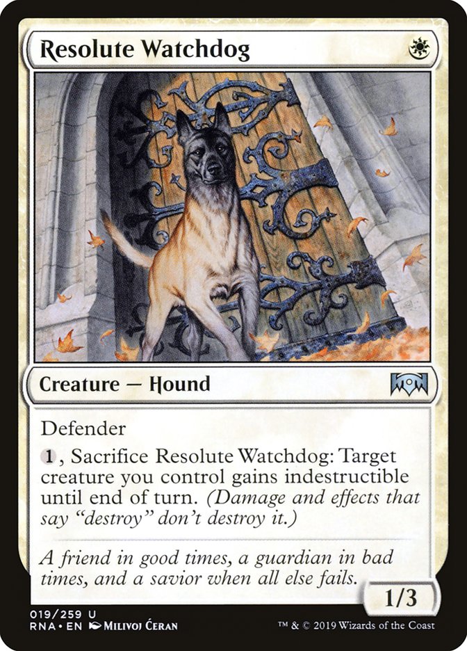 Resolute Watchdog [Ravnica Allegiance] | Play N Trade Winnipeg