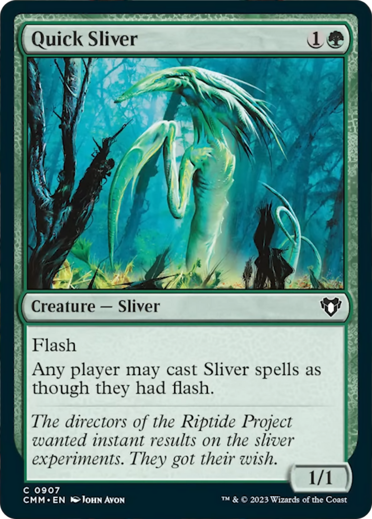 Quick Sliver [Commander Masters] | Play N Trade Winnipeg