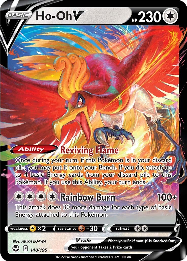 Ho-oh V (140/195) [Sword & Shield: Silver Tempest] | Play N Trade Winnipeg