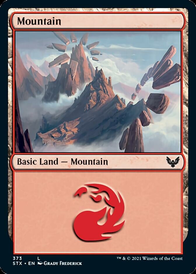 Mountain (373) [Strixhaven: School of Mages] | Play N Trade Winnipeg