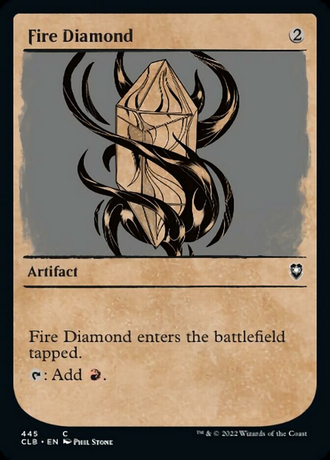 Fire Diamond (Showcase) [Commander Legends: Battle for Baldur's Gate] | Play N Trade Winnipeg