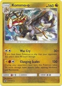 Kommo-o (77/111) (Cracked Ice Holo) (Theme Deck Exclusive) [Sun & Moon: Crimson Invasion] | Play N Trade Winnipeg