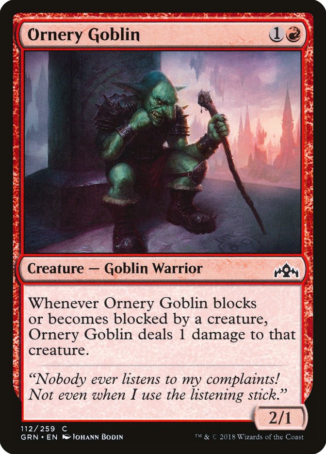 Ornery Goblin [Guilds of Ravnica] | Play N Trade Winnipeg