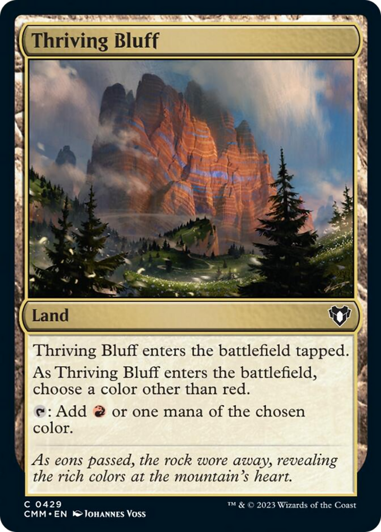 Thriving Bluff [Commander Masters] | Play N Trade Winnipeg