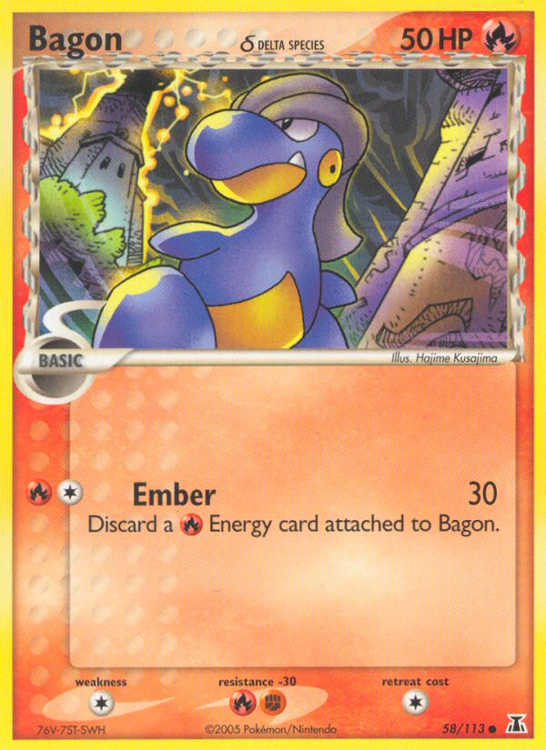 Bagon (58/113) (Delta Species) [EX: Delta Species] | Play N Trade Winnipeg