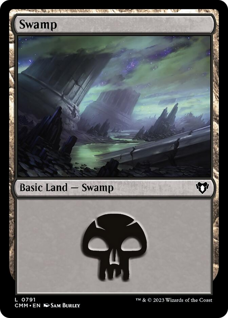 Swamp (791) [Commander Masters] | Play N Trade Winnipeg