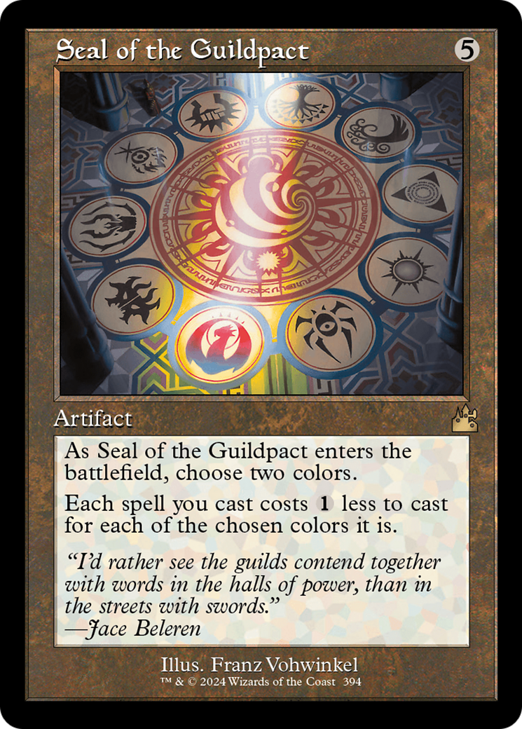 Seal of the Guildpact (Retro Frame) [Ravnica Remastered] | Play N Trade Winnipeg