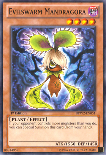 Evilswarm Mandragora [BPW2-EN051] Common | Play N Trade Winnipeg