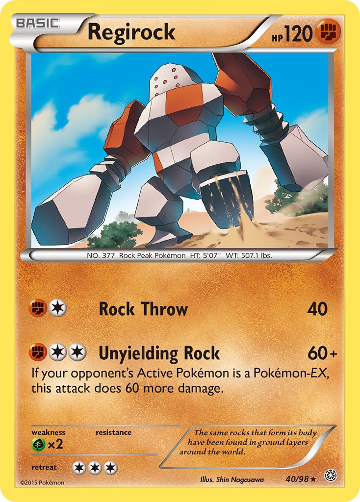 Regirock (40/98) (Theme Deck Exclusive) [XY: Ancient Origins] | Play N Trade Winnipeg