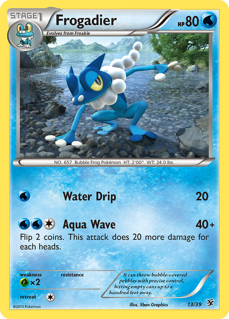 Frogadier (13/39) [XY: Kalos Starter Set] | Play N Trade Winnipeg