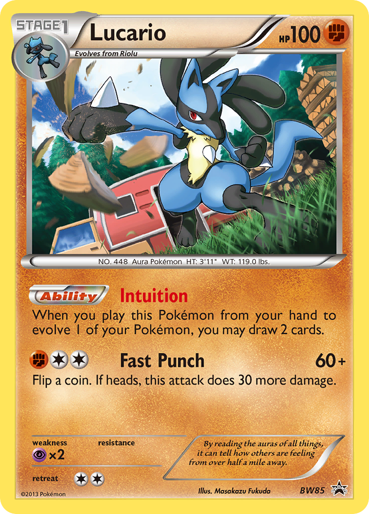 Lucario (BW85) [Black & White: Black Star Promos] | Play N Trade Winnipeg