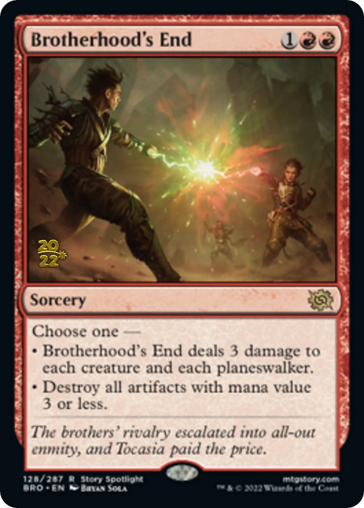 Brotherhood's End [The Brothers' War: Prerelease Promos] | Play N Trade Winnipeg