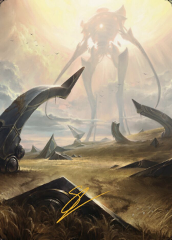 Plains (1) Art Card (Gold-Stamped Signature) [The Brothers' War Art Series] | Play N Trade Winnipeg