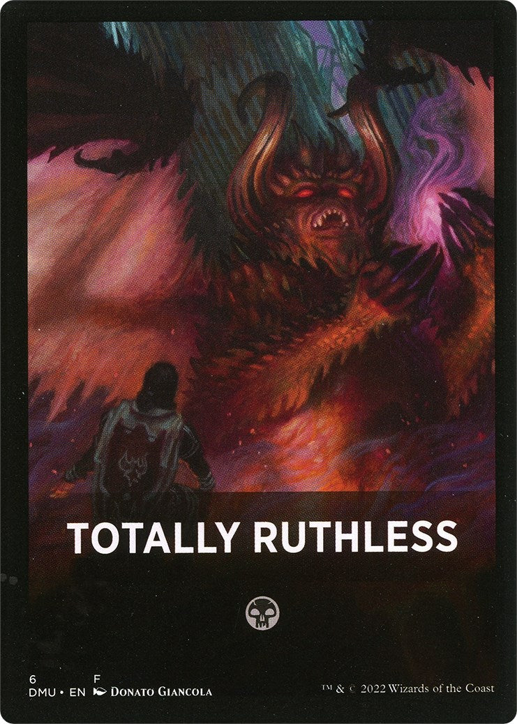 Totally Ruthless Theme Card [Dominaria United Tokens] | Play N Trade Winnipeg